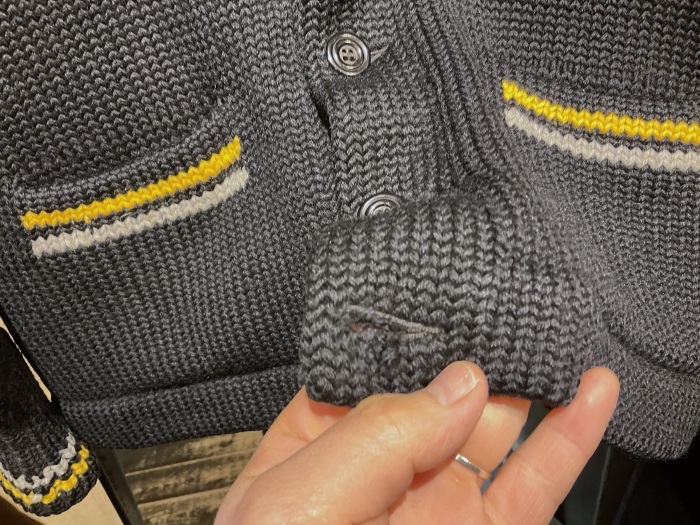 40's U.S.M.A. shawl collar cardigan : BUTTON UP clothing