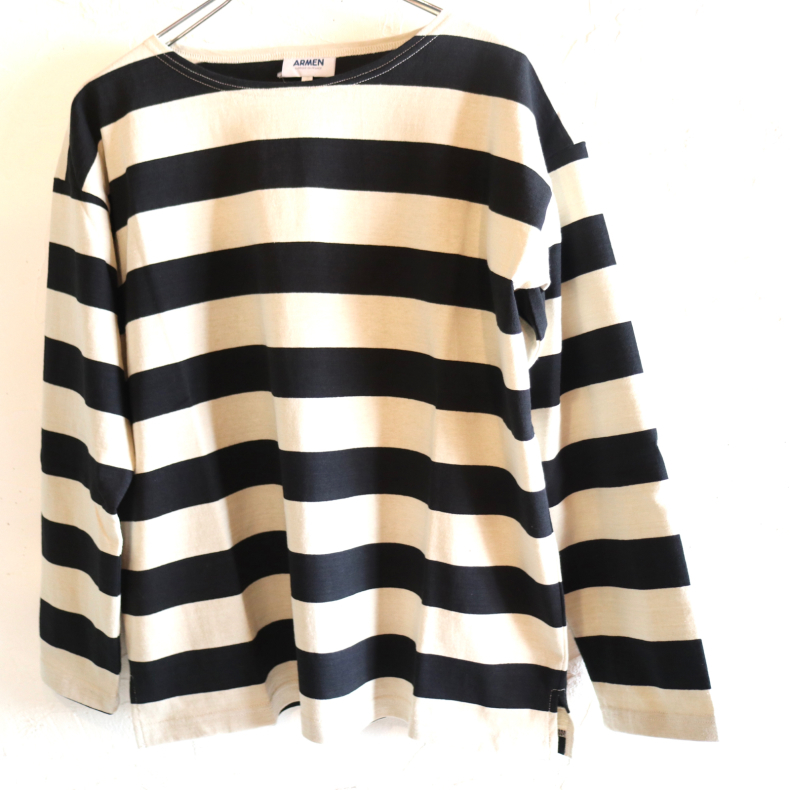 【ARMEN WOMEN】﻿L/S L DROP SHOULDER BASQUE SHIRT_d0000298_18203819.jpg