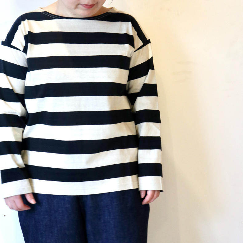 【ARMEN WOMEN】﻿L/S L DROP SHOULDER BASQUE SHIRT_d0000298_18210099.jpg