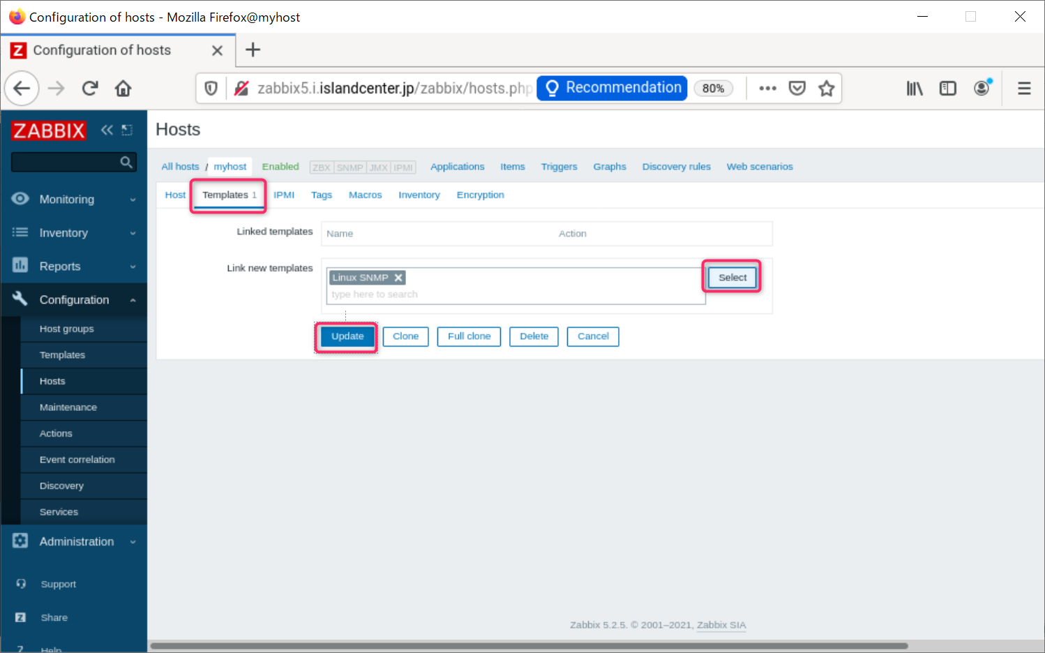 zabbix 5.2 openSUSE Leap 15.2 SNMP でデバイス監視_a0056607_15501248.png