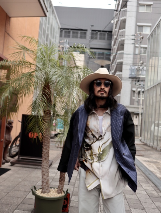 TAAKK 21SS BENT FLOWER SILK シルク シャツ サイズ1 TAAKK 21SS BENT FLOWER SILK シルク シャツ サイズ1 TAAKK 21SS