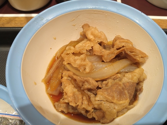 3/2 松屋 ソーセージエッグ定食ミニ牛皿￥420_b0042308_06492550.jpg