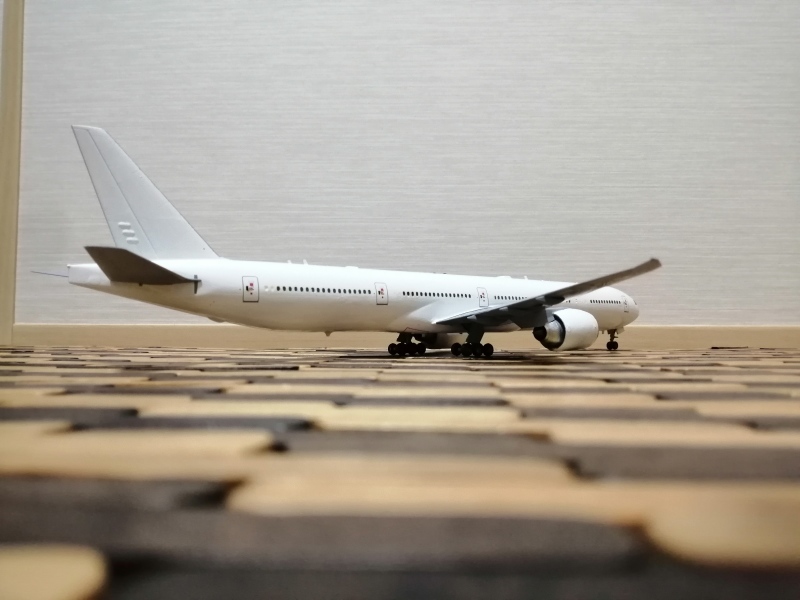 プラモデル制作 1/200 ハセガワ JALエクスプレス ボーイング737-400✈️ 写真難しい