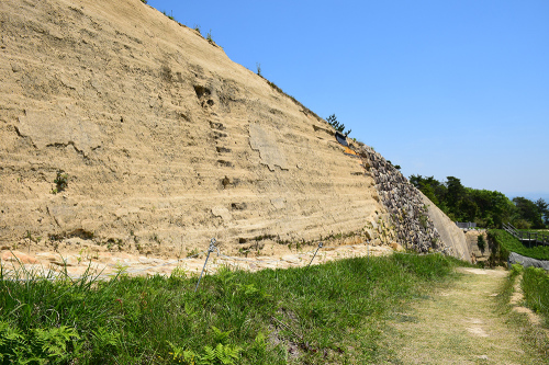 桃太郎伝説の地、鬼ノ城跡を歩く。　その２　＜西門＞_e0158128_16104310.jpg