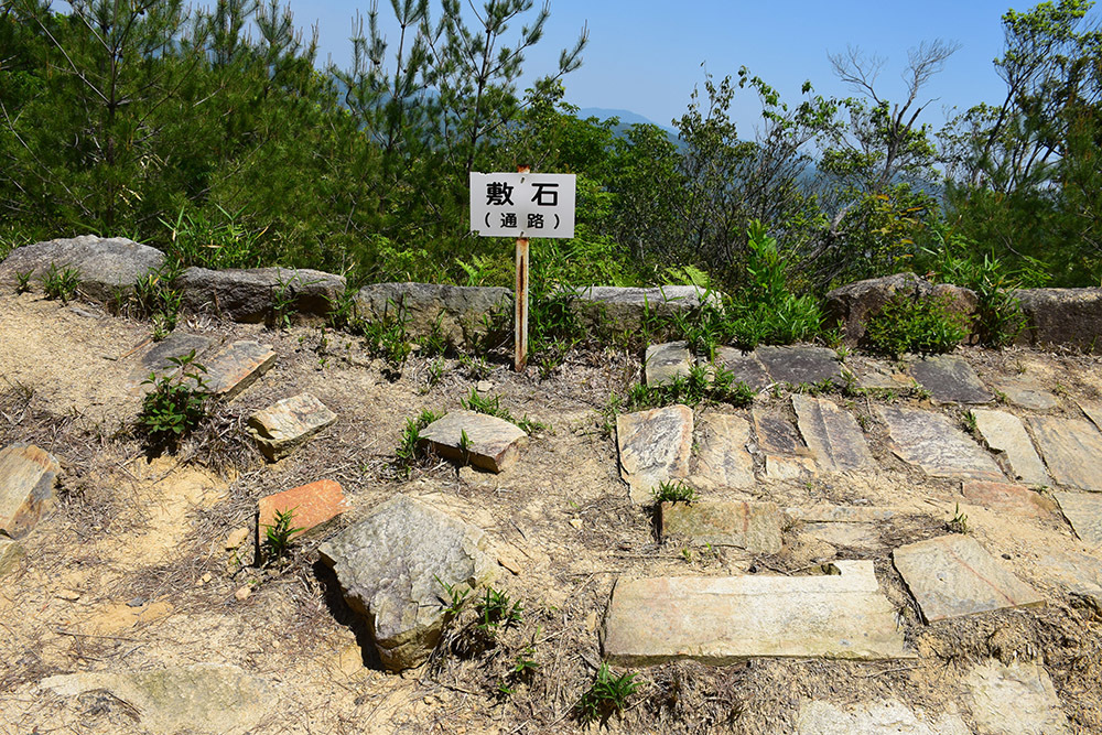 桃太郎伝説の地、鬼ノ城跡を歩く。 その4 <南門・第3水門>_e0158128_19255682.jpg