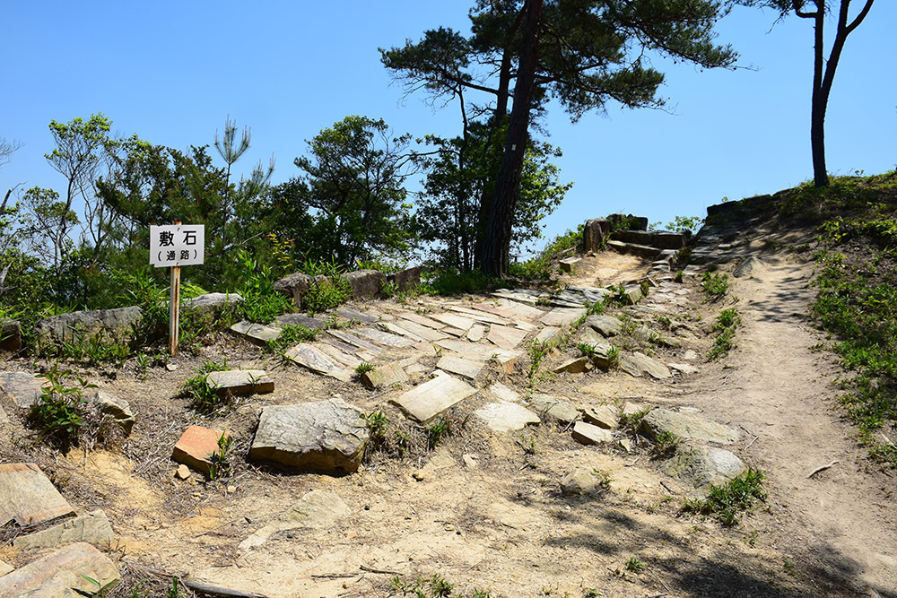 桃太郎伝説の地、鬼ノ城跡を歩く。 その4 <南門・第3水門>_e0158128_19271666.jpg