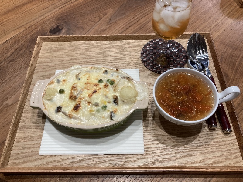 献立 帆立ときのこのドリア 野菜スープ 梅酒の白ワイン割り Kajuの 今日のお料理 簡単レシピ 献立 帆立ときのこのドリア 野菜スープ 梅酒の白ワイン割り Kajuの 今日のお料理 簡単レシピ