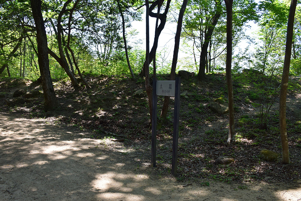 桃太郎伝説の地、鬼ノ城跡を歩く。 その7 <温羅旧跡~北門>_e0158128_17003201.jpg