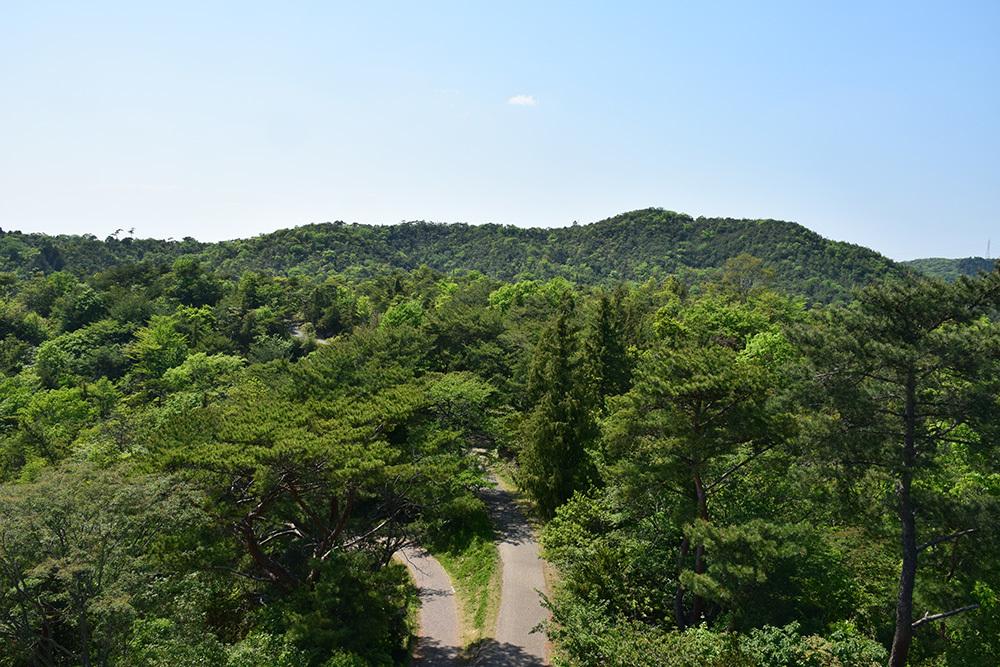 桃太郎伝説の地、鬼ノ城跡を歩く。 その8 <礎石建物群・狼煙場・角楼跡>_e0158128_18242406.jpg