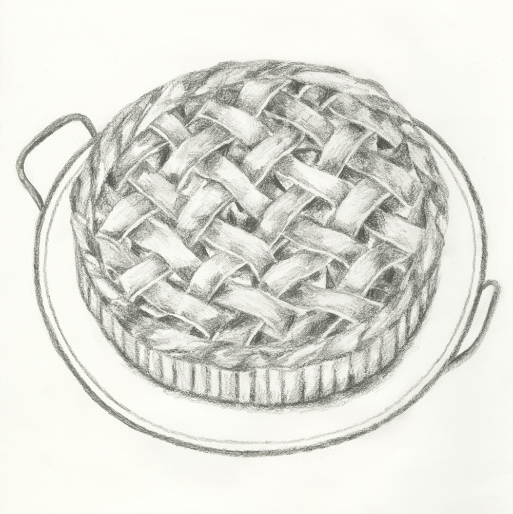 今日の絵 アップルパイ Vogelhaus Note