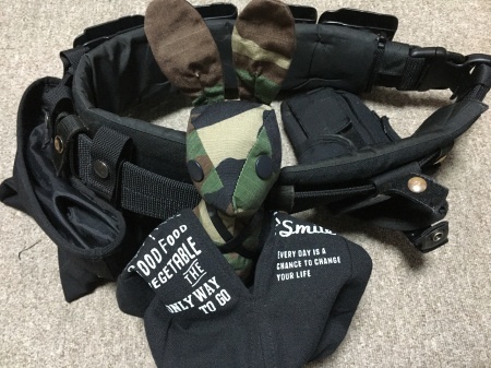 Eagle製 ベルトパッド＆デューティーベルトからBLACKHAWK デューティーベルトへ交換+パッチホルダー＆うさぎさん導入 : Special  Battle Forces