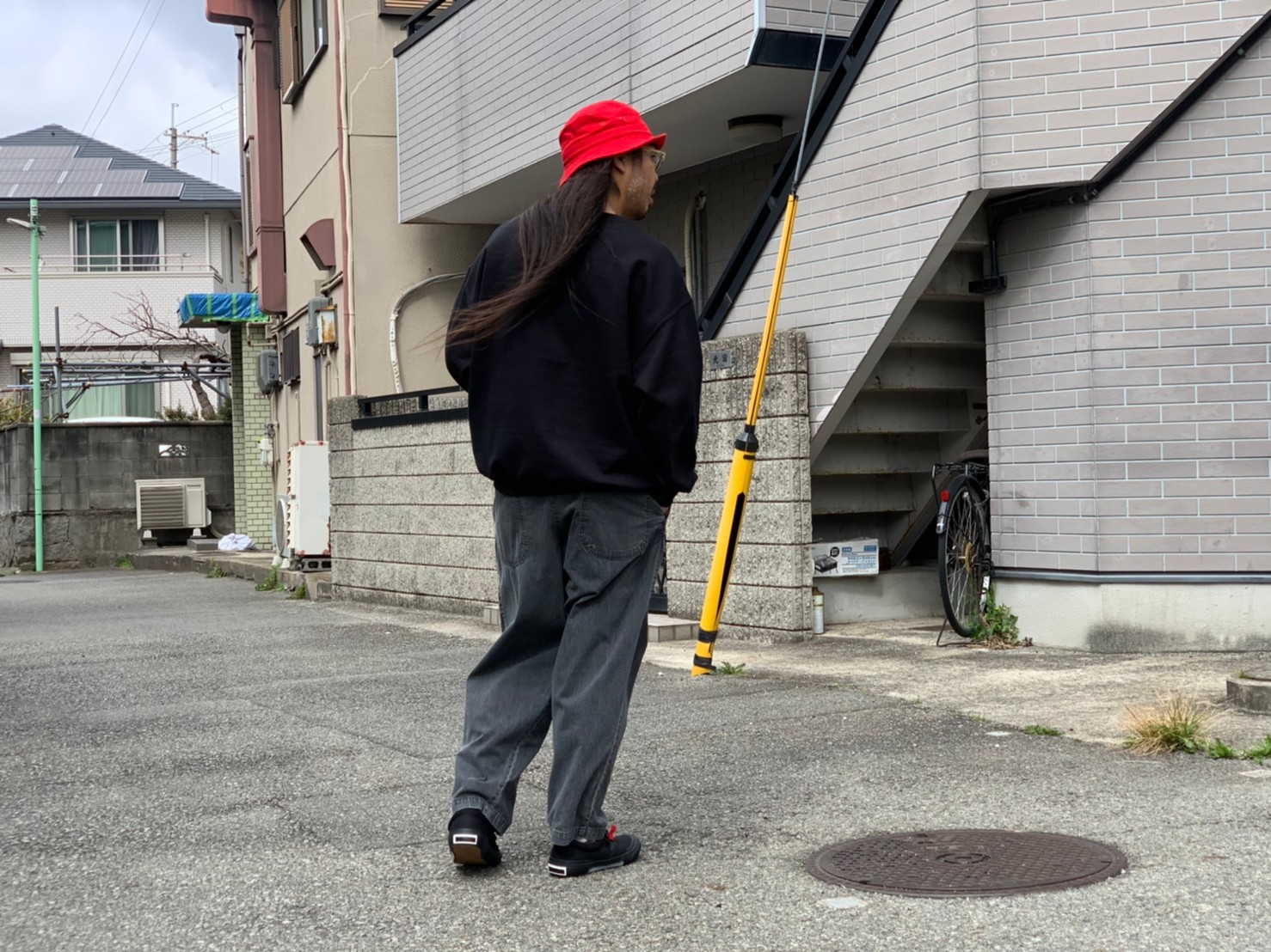 \"RELAX FIT\"<<muff pocket crew sweat>>Style~NORI~_c0167336_23100739.jpg