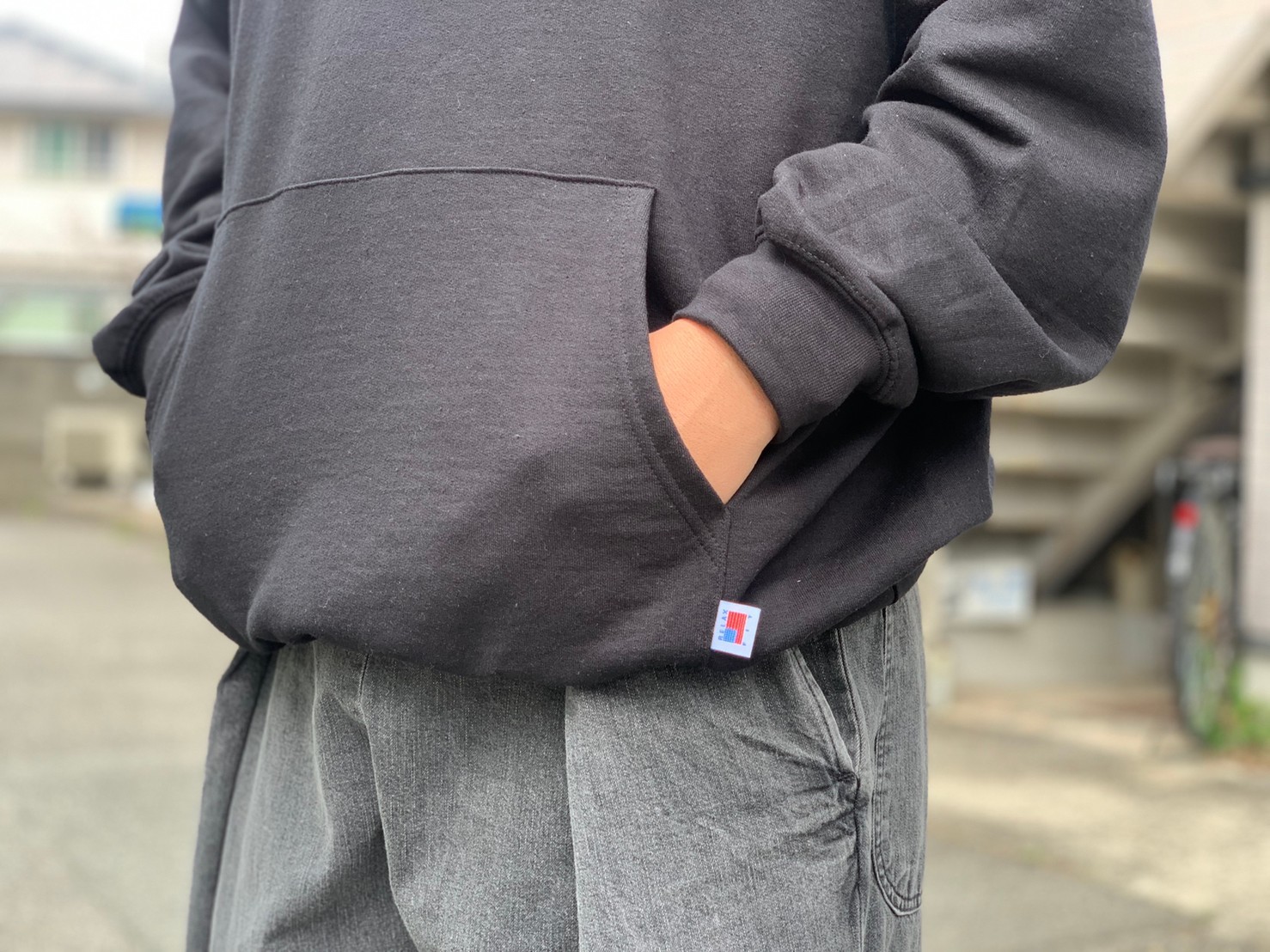 \"RELAX FIT\"<<muff pocket crew sweat>>Style~NORI~_c0167336_23104884.jpg