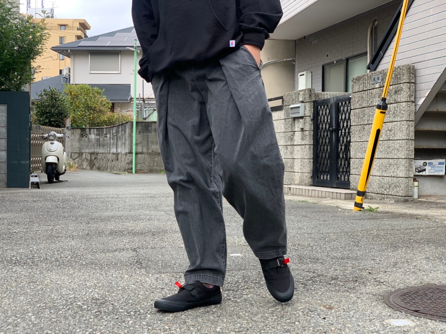\"RELAX FIT\"<<muff pocket crew sweat>>Style~NORI~_c0167336_23115664.jpg