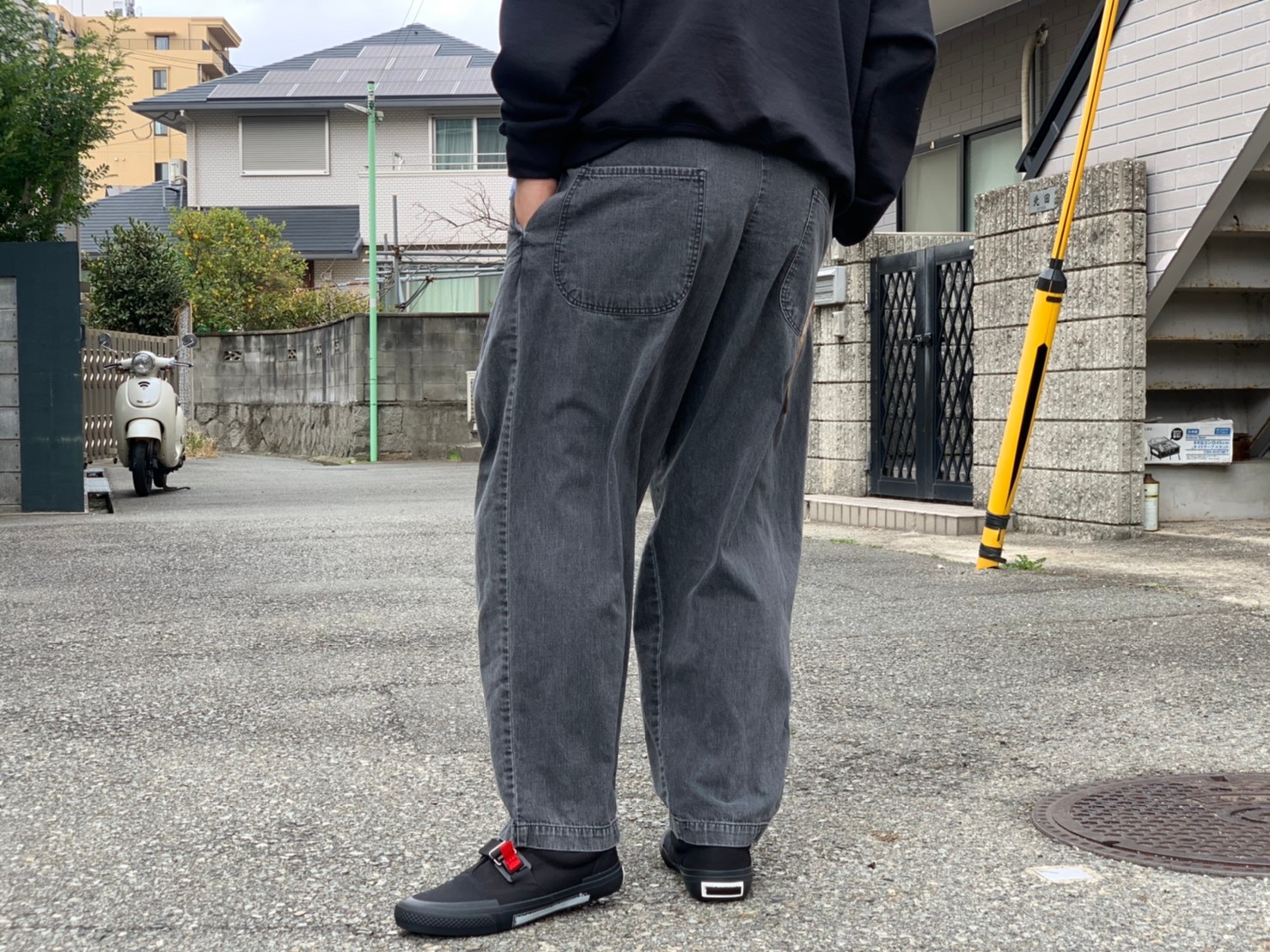 \"RELAX FIT\"<<muff pocket crew sweat>>Style~NORI~_c0167336_23120881.jpg