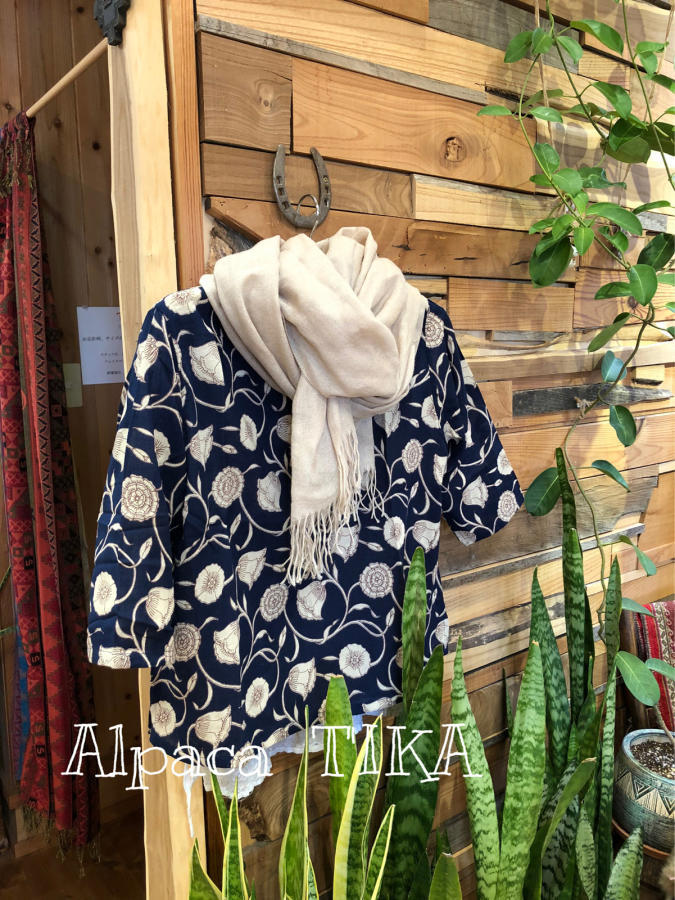 布のお洋服準備中です アンデスの天然石「インカローズ」は春に人気_d0187468_15194924.jpg