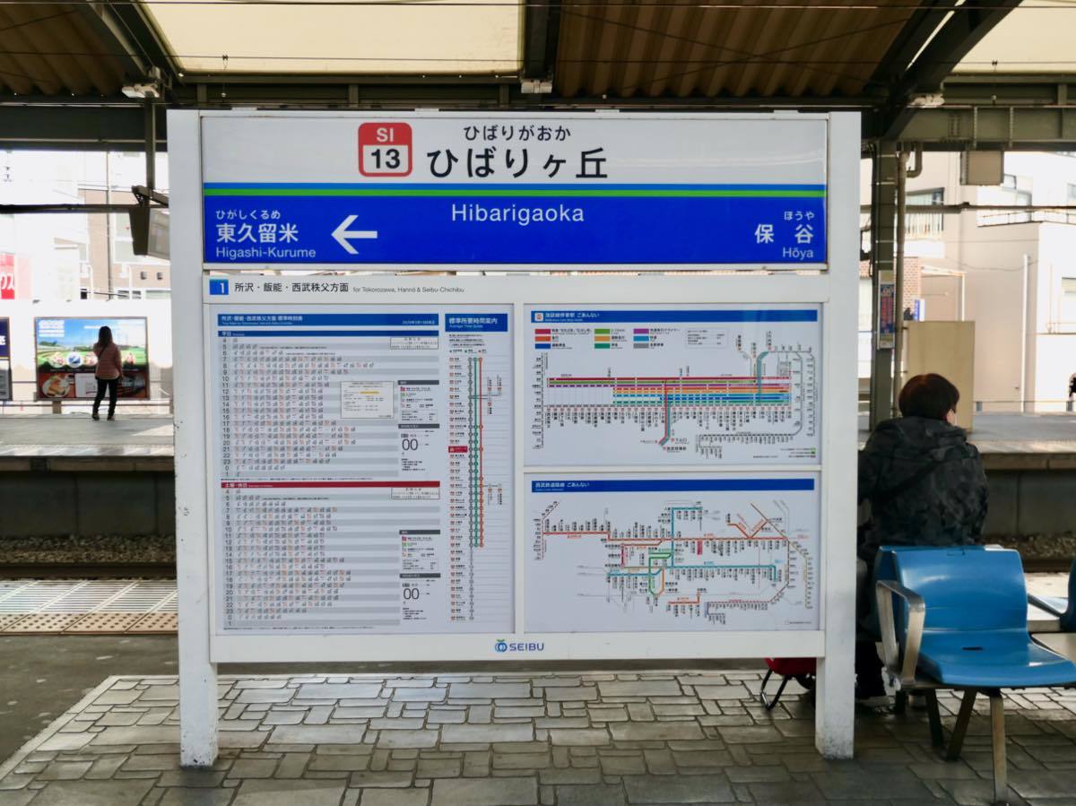 百貨店福袋 西武鉄道〜ホームの駅名板あれこれ : 黄色い電車に乗せて… その他