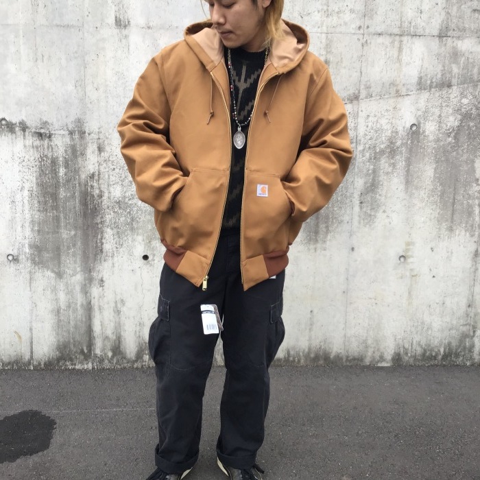 カーハート carhartt アクティブジャケット 色染め