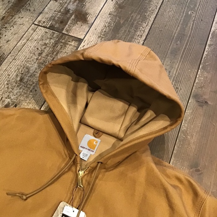 YL2【US輸入】Carhartt　アクティブジャケット【2XL相当】焦げ茶色