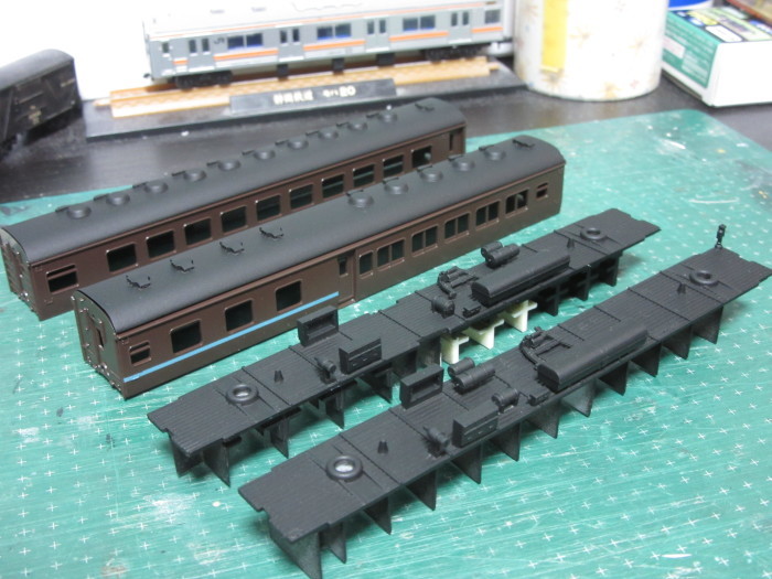 急行「北陸」1960の製作（その2）と、ラウンドハウス20系