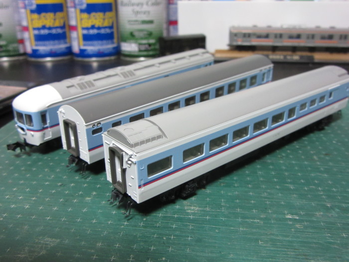 ROUNDHOUSE 20系 ホリデーパル 8両セット N) 10-914 国鉄 20系特急形寝台客車「ホリデーパル」タイプ8両