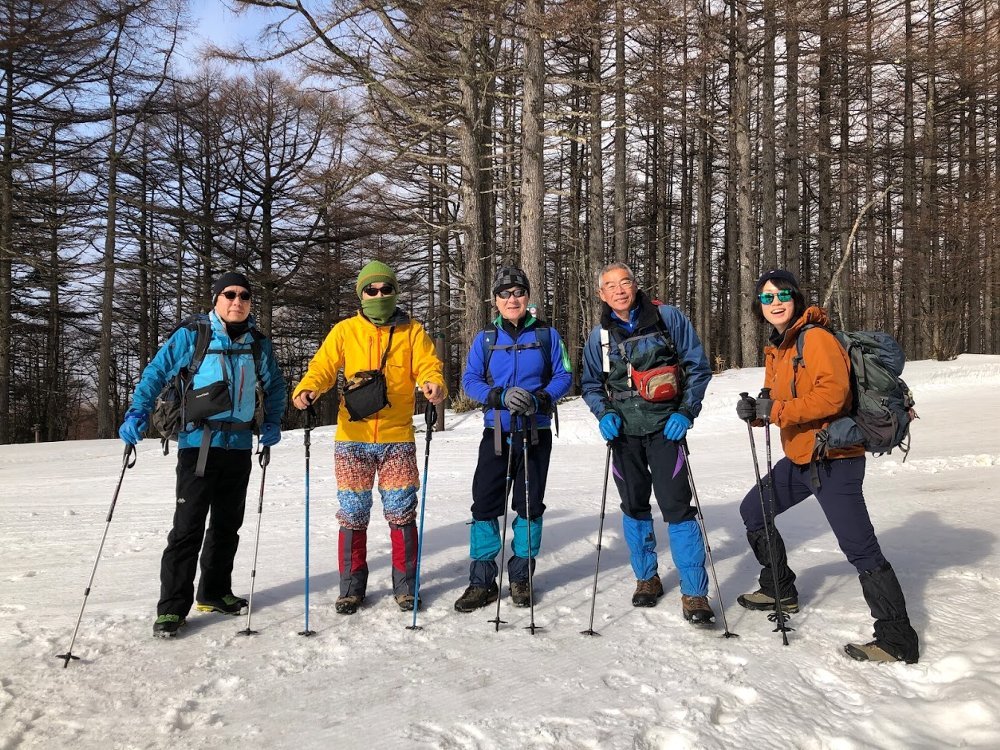 【YOC雪山隊】早春の湯ノ丸山は踏み抜き地獄だった（涙）　by隊長_b0094033_13305336.jpg