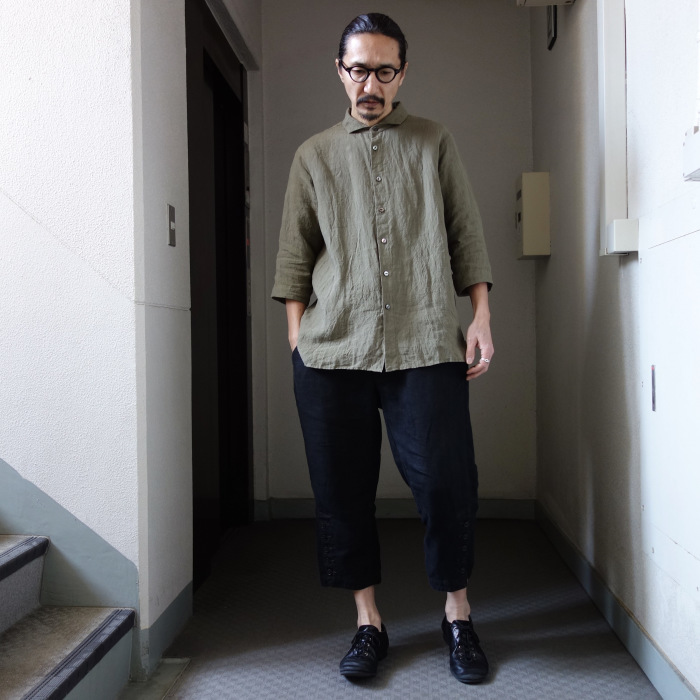 5月の製作 / french widespread belgium-linen shirt_e0130546_17074519.jpg