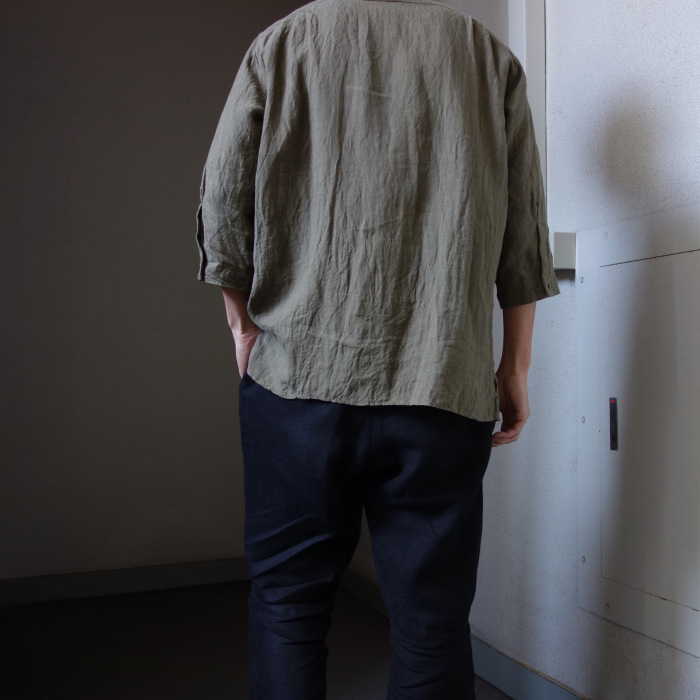 5月の製作 / french widespread belgium-linen shirt_e0130546_17133316.jpg