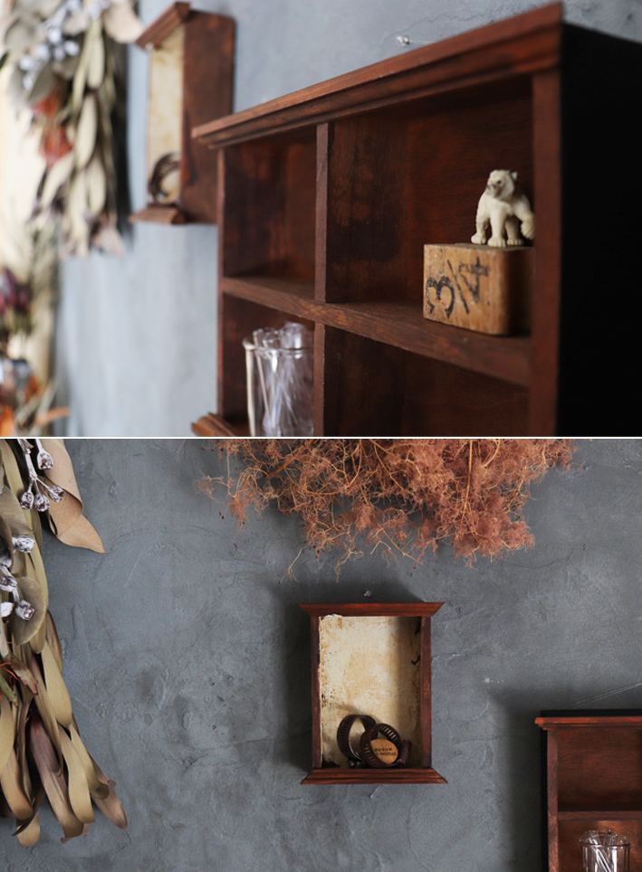 モールディングマジック☆セリアの木製トレイを「フレンチシックな飾り箱」に簡単リメイク_d0351435_15090908.jpg