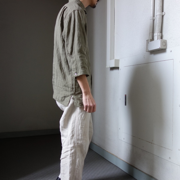 5月の製作 / french widespread belgium-linen shirt_e0130546_16333865.jpg