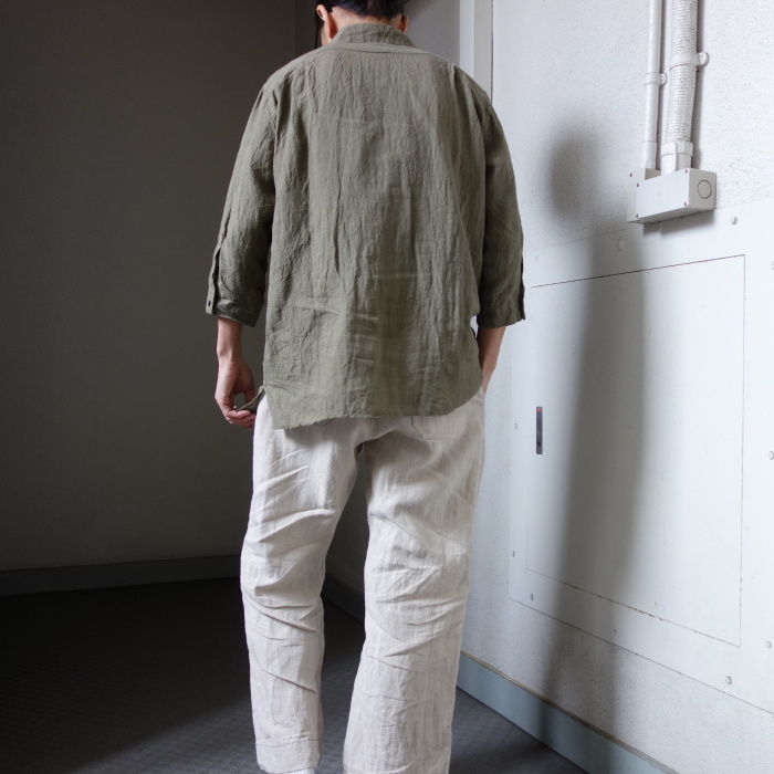 5月の製作 / french widespread belgium-linen shirt_e0130546_16340738.jpg