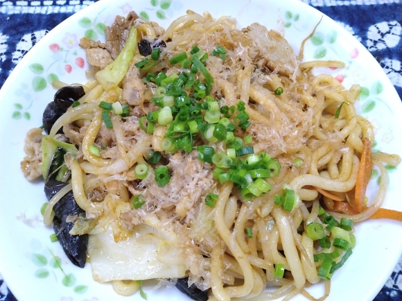 3/10 サッポロサクラビール、Takara CAN CHU HI PREMIUMレモン、お墨付きハイボール、蛸ブツ、赤西貝、焼うどんソース味@自宅_b0042308_17261100.jpg