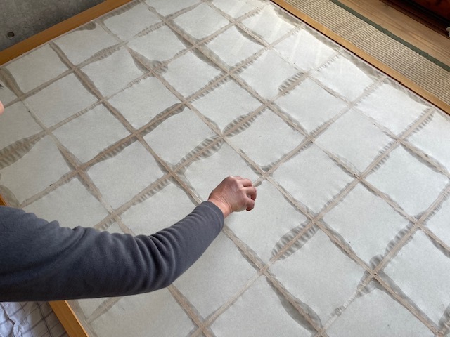 障子紙の張替え_e0097130_22015105.jpg