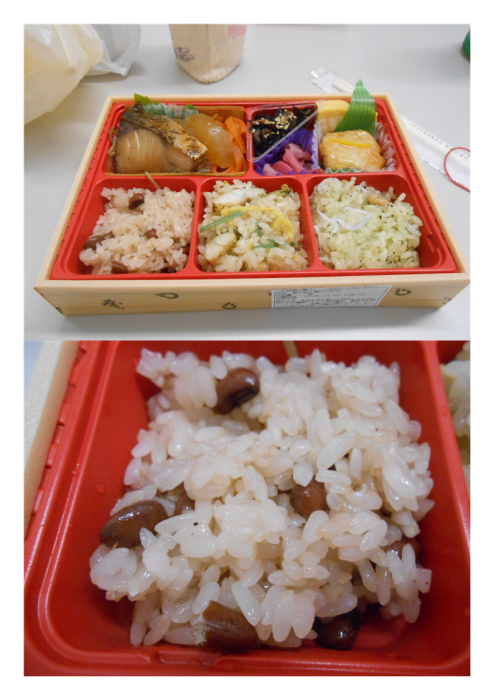 今日は東京で仕事(新宿)。お弁当が提供された。おこわ米八の｢幕の内弁当｣をいたただいた。_f0388041_21313981.png