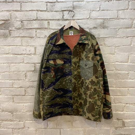 South2 West8 Smokey Shirt Crazy Camo ＆ BRENA STRING BAKER