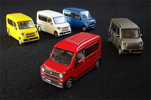 アオシマ 1/64 Honda N-VAN コレクション 全5種フルセット
