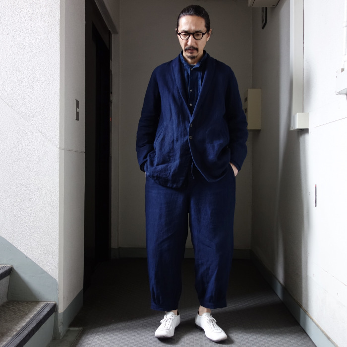 5月の製作 / anotherline shawlcollar heavylinen jkt_e0130546_13574316.jpg