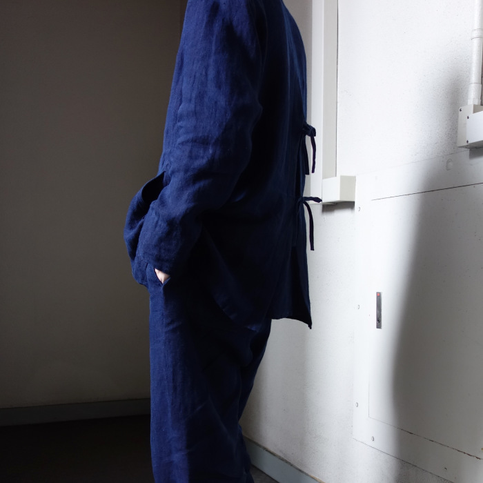 5月の製作 / anotherline shawlcollar heavylinen jkt_e0130546_14045455.jpg