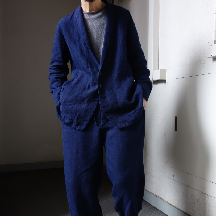 5月の製作 / anotherline shawlcollar heavylinen jkt_e0130546_14075771.jpg