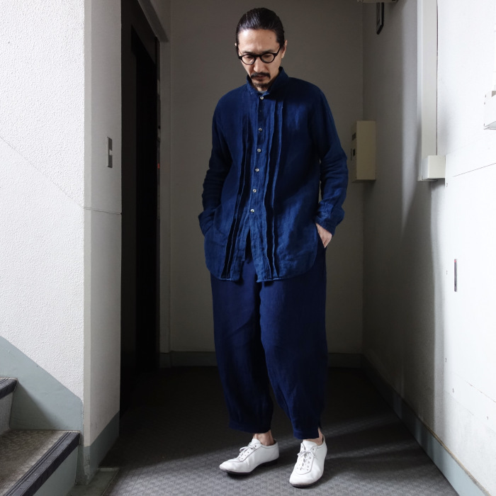 5月の製作 / heavylinen easy knickers 本藍_e0130546_14145472.jpg