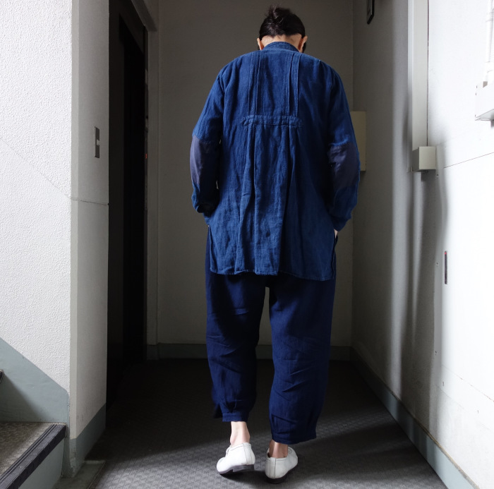 5月の製作 / heavylinen easy knickers 本藍_e0130546_14152229.jpg
