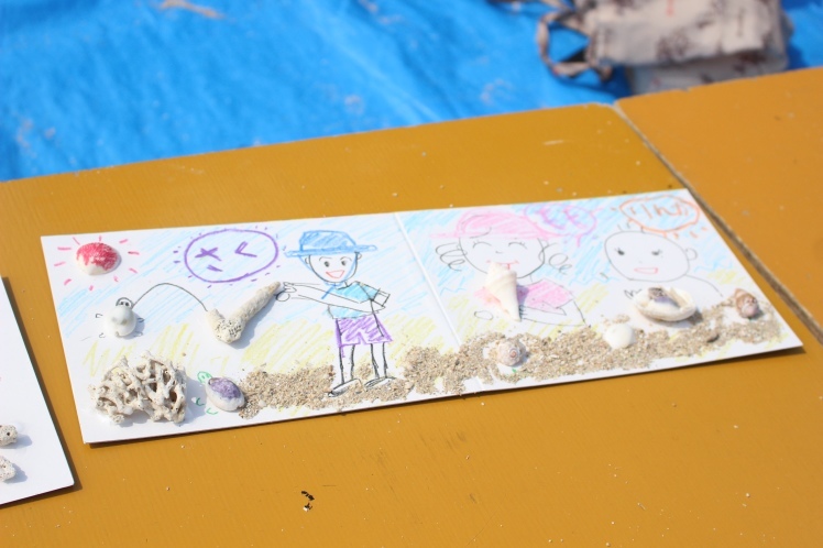 青空ようちえん〔週末〕海辺の絵本あそびwithチムドンドンおきなわ(3/14)海辺の宝物を詰め込んで!世界にひとつだけのお話の絵本ができました!_d0363878_01000079.jpg