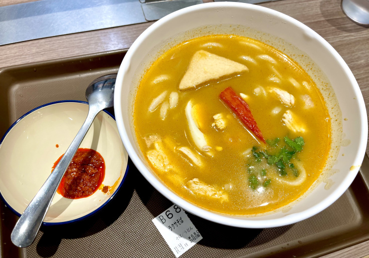 ラクサうどん @ 富士そば(立川)_c0212604_12281023.jpeg