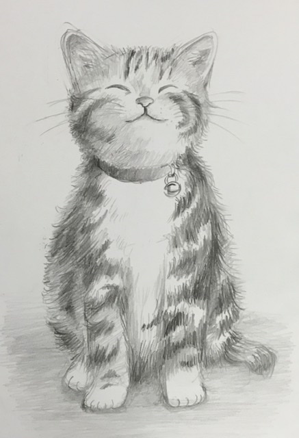 鉛筆で猫を描く 久しぶり 気軽に始めるイラスト 楽しもう