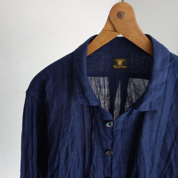 6月の製作 / DA farmers linen shirtcadigan_e0130546_16212365.jpg
