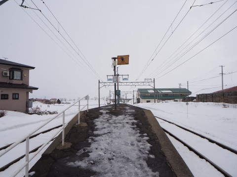 弘南鉄道と古津軽をめぐる真冬のモニターツアー*田舎館駅見学_b0147224_12225857.jpg