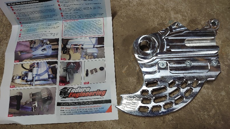 BETA RR2T 250リアディスクガード取付 : yasu's life style