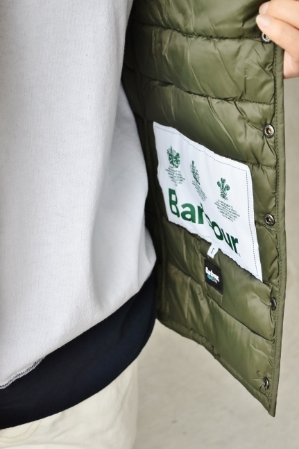 「残り1枚」・・Barbour Light DOWN VEST_d0152280_07224918.jpg