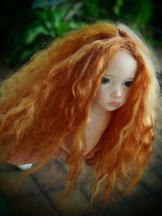 太陽のような髪 モヘアブロックで自作ウィッグ製作 Gana Baby S ガーナベイビーズ