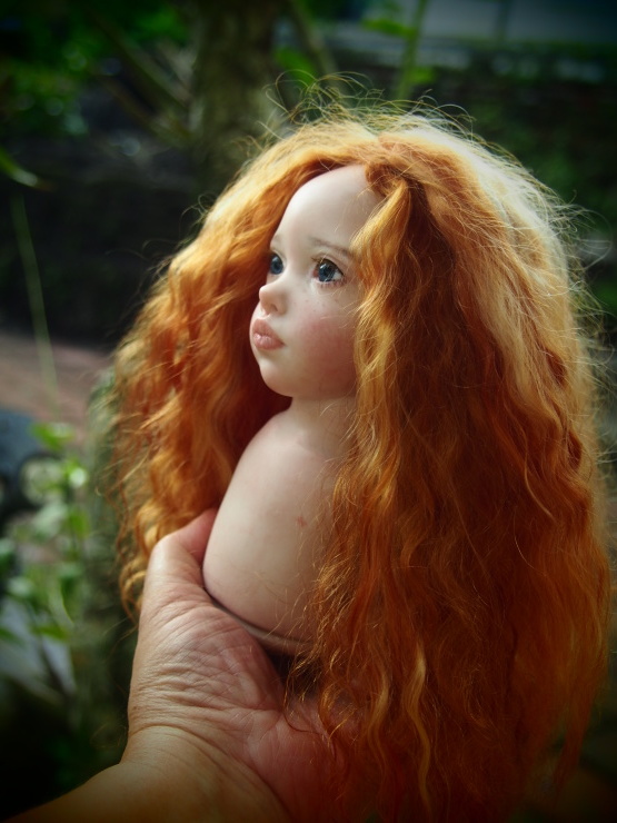 太陽のような髪 モヘアブロックで自作ウィッグ製作 Gana Baby S ガーナベイビーズ